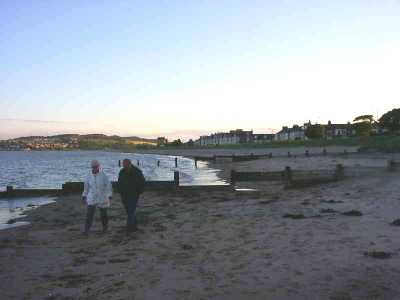 An evening stroll on broughty ferry beach 