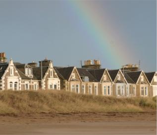 Winter rainbow over Esplanade
